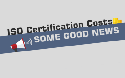 ISO Certification Costs – Some Good News