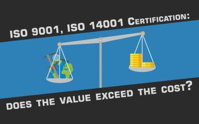 ISO 9001, ISO 14001 Certification: does the value exceed the cost?